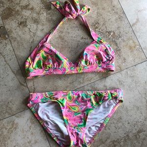 lily pulitzer 2 piece bathing suit